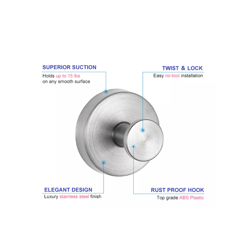 Suction Cup Bathroom Hooks